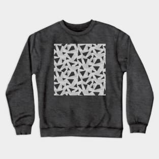 Gray Twisted Triangles Crewneck Sweatshirt